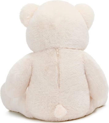 Misscindy Giant Teddy Bear Płaszczany zwierzę dla dziewczyny lub dzieci 47 cali, (biały)