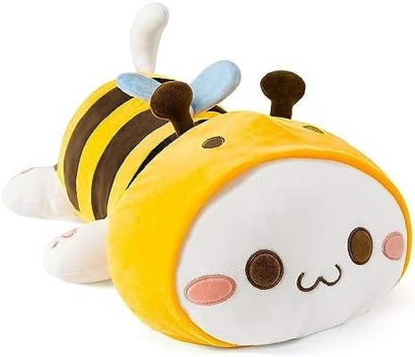 Onsoyours Cute Kitten Plush Toy 25.5 "Płyty zwierzęce Kitty Soft Anime Cat Duża poduszka dla dzieci (biały A, 25.5