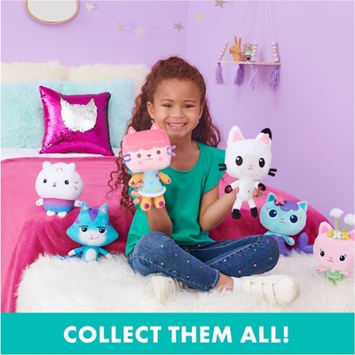 Gabby's Dollhouse, 7-calowa Kitty Fairy Purr-ific Plush Toy, zabawki dla dzieci od 3 lat