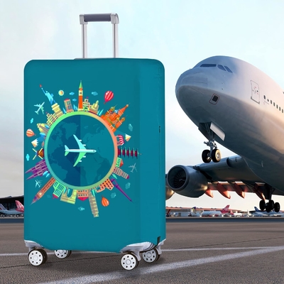 Travelkin bagażowe osłony dla walizki Tsa zatwierdzone, walizki osłony ochronny pasuje 18-32 cali bagażu