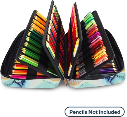 300 gniazdek do ołówków kolorowych - Organizator ołówków z opakowaniem i zamkiem, wielowarstwowy uchwyt do ołówków kolorowych Prismacolor