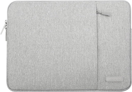 Torba z rękawami do laptopa Kompatybilna z MacBook Air 13 M3 A3113 M2 /Pro 13 M2 M1,Polyester Vertical Case z kieszenią, szara