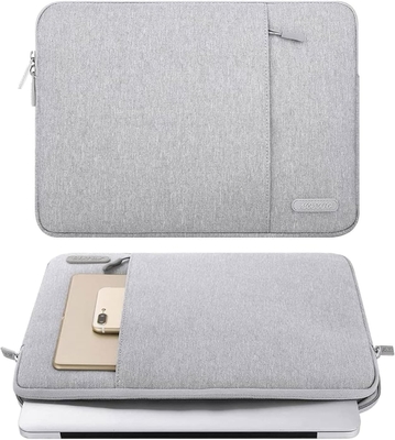 Torba z rękawami do laptopa Kompatybilna z MacBook Air 13 M3 A3113 M2 /Pro 13 M2 M1,Polyester Vertical Case z kieszenią, szara