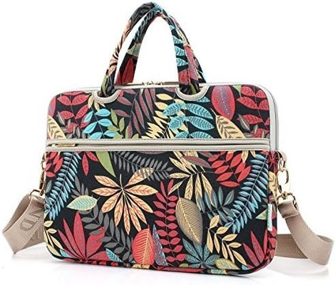 Czerwony Bohemia Patten wodoodporny laptopa ramię Messenger Case Case Case rękaw na 12 cali 13,3 cali laptopa