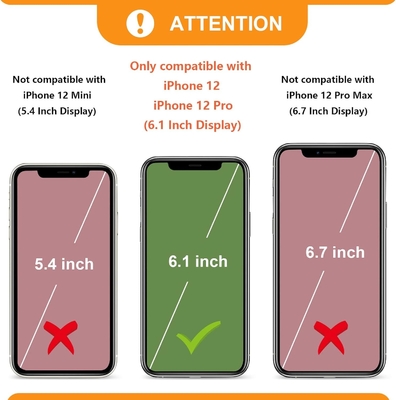 iPhone 12/12 Pro crossbody torba, RFID osłonięty PU skórzany pasek uchwyt z gniazdkiem do kart Split torba bransoletka lanyard