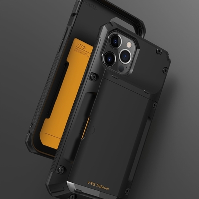 Dla iPhone'a 12 Pro Max z [4 kartami]Premium solid credit card slot wallet dla iPhone'a 12 Pro Max 6,7-calowy