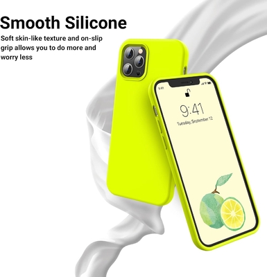iPhone 12 Pro Max Case, ochrona wojskowa, silikon odporny na wstrząsy, odciski palców i osuszenie, obudowa telefoniczna