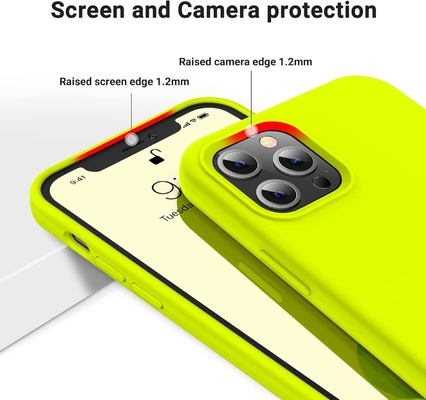 iPhone 12 Pro Max Case, ochrona wojskowa, silikon odporny na wstrząsy, odciski palców i osuszenie, obudowa telefoniczna