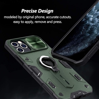 Pudełko iPhone 12 Pro Max z osłoną kamery i podnośnikiem, osłoną ochronną wojskową,