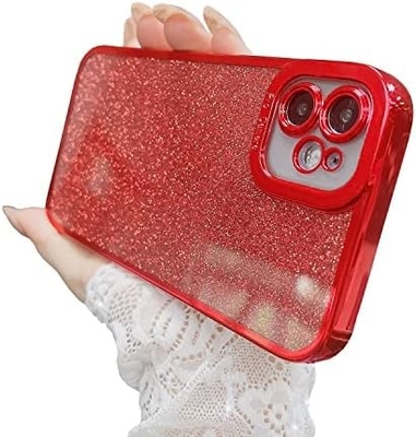 iPhone 12 Pro Max przejrzysty design obudowy, wbudowany błysk luksusowy błyszczący papier, pop i piękne