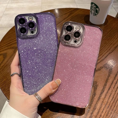 iPhone 12 Pro Max przejrzysty design obudowy, wbudowany błysk luksusowy błyszczący papier, pop i piękne