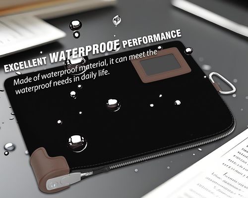 Worek na gotówkę, Torba notarialna z zamkiem, 2 klucze, Wodoodporna torba na dokumenty, Saszetka na pieniądze z zamkiem błyskawicznym, 11,7 x 8,3 cala, Torby depozytowe i portfel podróżny chroniący paszport, gotówkę, czeki, karty kredytowe