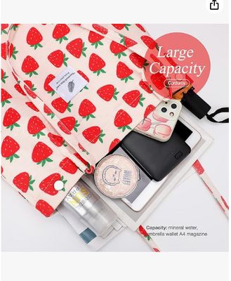 Tote Kobiety Dziewczyny, Duża pojemność Corduroy wielokrotnie używalny zakup zakupów z wewnętrzną torbę