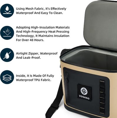 Wielofunkcyjny wodoodporny worek chłodniejszy z konstrukcją TPU odporną na wycieki, 24 godzinną zatrzymywaniem lodu i wygodnymi, regulowalnymi paskami dla wszechstronnych