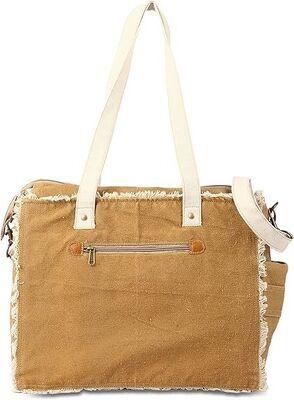 Upcycled Large Canvas Crossbody/shoulder Bag for women with removable shoulder strap tote boho handbag