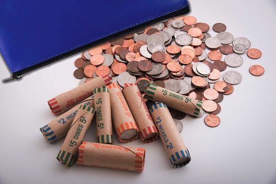 Better Office Products 6 Pack, Zippered Security Bank Deposit Bag, Leatherette, Cash Bag, Coin Bag, Utility Pouch, Blue