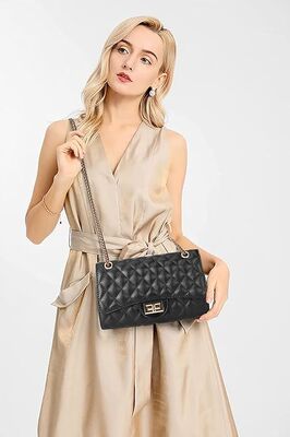 Pościelowa torebka crossbody dla kobiet Modne damskie torebki z łańcuchami