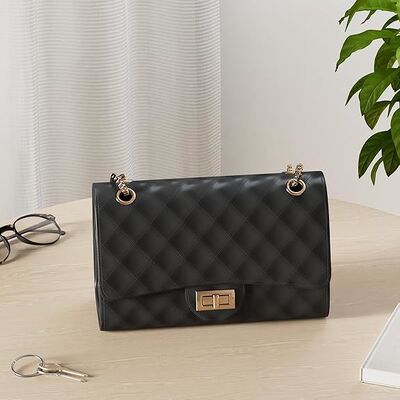 Pościelowa torebka crossbody dla kobiet Modne damskie torebki z łańcuchami