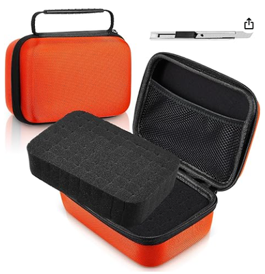 Twarde etui EVA z pianką z możliwością personalizacji 11 x 7,8 x 4,3 cala, ochronne etui transportowe EVA, odporne na wstrząsy, do użytku na zewnątrz, do aparatu, produktów cyfrowych, instrumentów elektronicznych z nożem