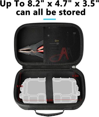 Etui ochronne EVA kompatybilne z rozrusznikami NOCO GB20/GB40/GBX45/GB50, AstroAI S8/NEXPOW/BIUBLE/BUTURE/HULKMAN o wymiarach do 8,2" x 4,7" x 3,5", wszystkie można przechowywać, tylko przenośne etui podróżne
