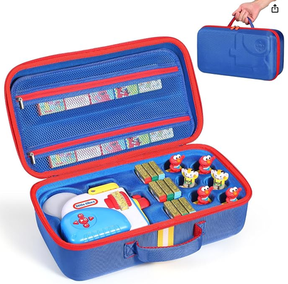 Trudna obudowa do przenoszenia pasuje do Little Tikes Story Dream Machine Books Starter Set, Duża ochronna obudowa do podróży Storytime Audio Play Real for Littles Character Collection, (Tylko pudełko)