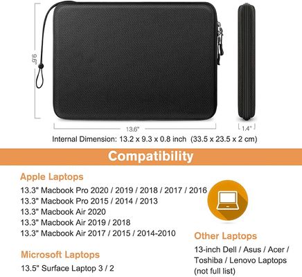 Wodoodporny pokrowiec ochronny na laptopa 13 &quot;EVA 1680d Poliestrowa powierzchnia