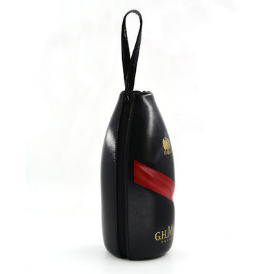Pu Leather 600D Poliester EVA Twarde etui Opakowanie wina z paskiem