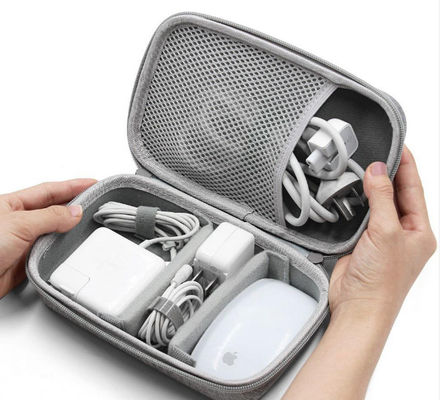 Wodoszczalne Mini Hard Travel EVA Hard Case z zamkiem do przechowywania, aksamitną podszewką i wieloma materiałami do słuchawek