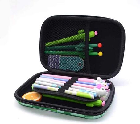 Piórnik ze skóry pu PVC z pianki EVA o twardym etui z poliestru 1800D