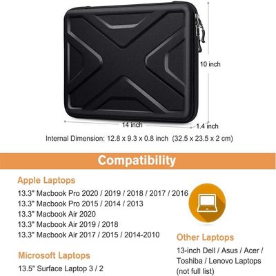 Twardy obudowa rękaw laptopa 13 cali wodoodporny odporny na wstrząsy ochronny notebook pokrywa komputerowa torba do przenoszenia 13,3&quot; MacBook