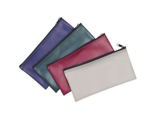 Dostosowywalne torby na depozyty z zamkiem dostępne w różnych rozmiarach, wykonane z PVC i skóry, odpowiednie do wpłat gotówki