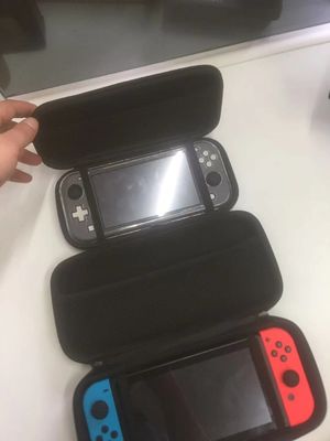 Aksamitna podszewka Metalowy zamek błyskawiczny ciągnie futerał podróżny EVA do Switch Lite