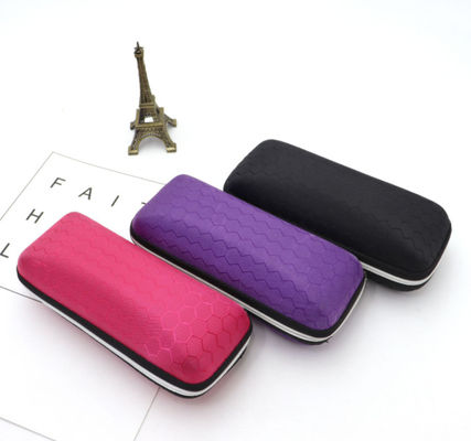 Zipper PU Velvet EVA Hard Shell Futerał do przechowywania okularów
