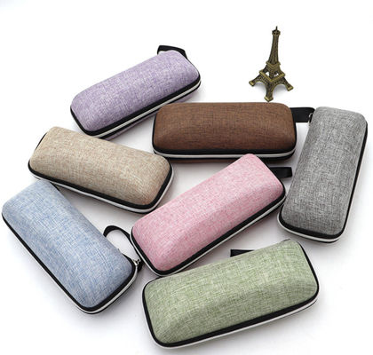 Zipper PU Velvet EVA Hard Shell Futerał do przechowywania okularów