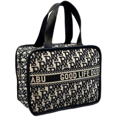 Amazon bawełniana tkanina z podszewką 210D Make-up Storage Case For Travel