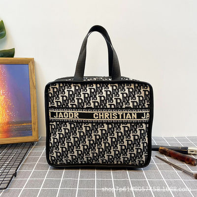 Amazon bawełniana tkanina z podszewką 210D Make-up Storage Case For Travel